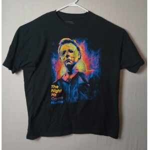 Halloween Michael Myers T-Shirt The Night He Came Home Graphic Tee Size‎ XXL CC